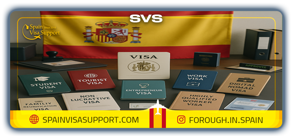 انواع ویزا اسپانیا