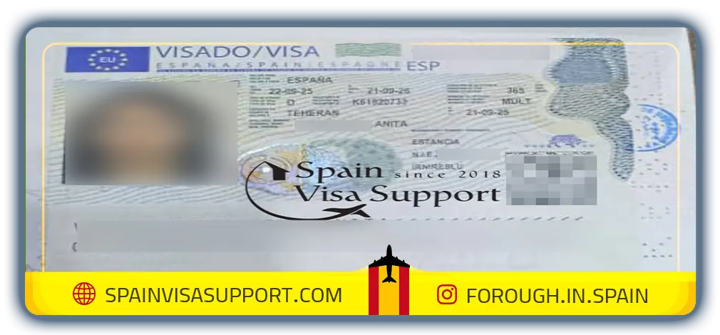 اخذ ویزای اسپانیا توسط SVS