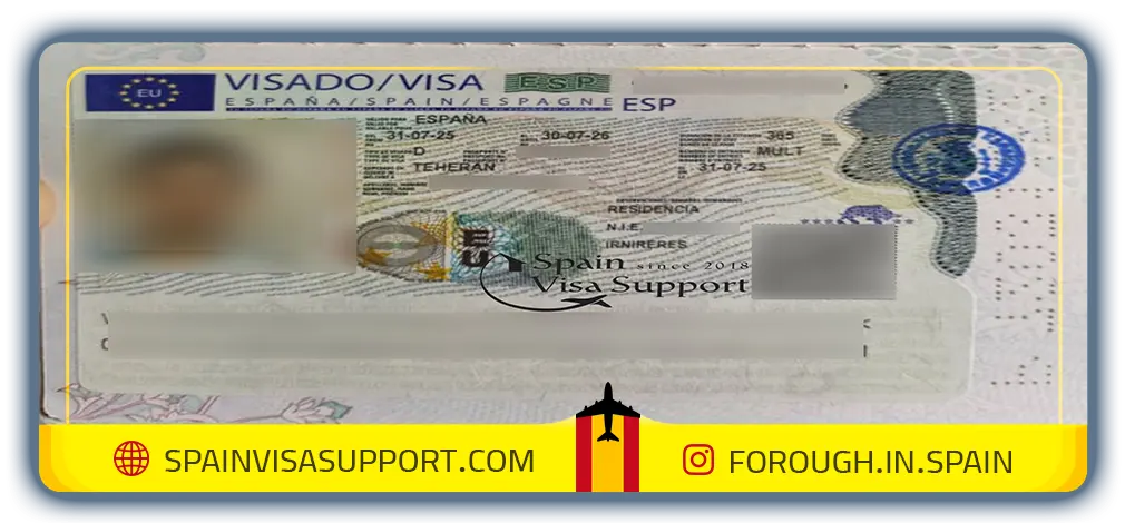 اخذ ویزای اسپانیا توسط SVS